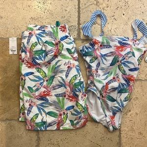 Him and her suits. Brand new tags still on. Perfect for a tropical vacay. 🏝️👙